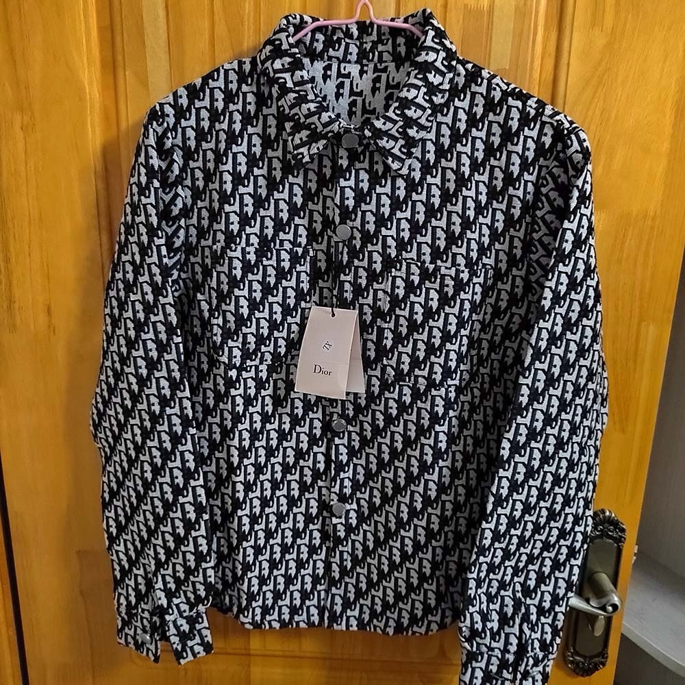 Dior Oblique Jacquard Overshirt Black